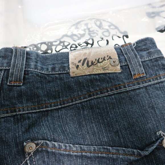 Mecca Denim Jeans Wide Cut Washed 36x32 Baggy Y2K - Picture 6 of 7
